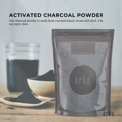 10g Activated Carbon Powder Coconut Charcoal Teeth Whitening Toothpaste Skin Mask