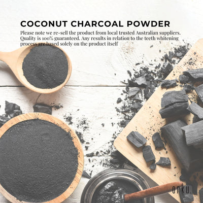 400g Activated Carbon Powder Coconut Charcoal Bucket Teeth Whitening Toothpaste