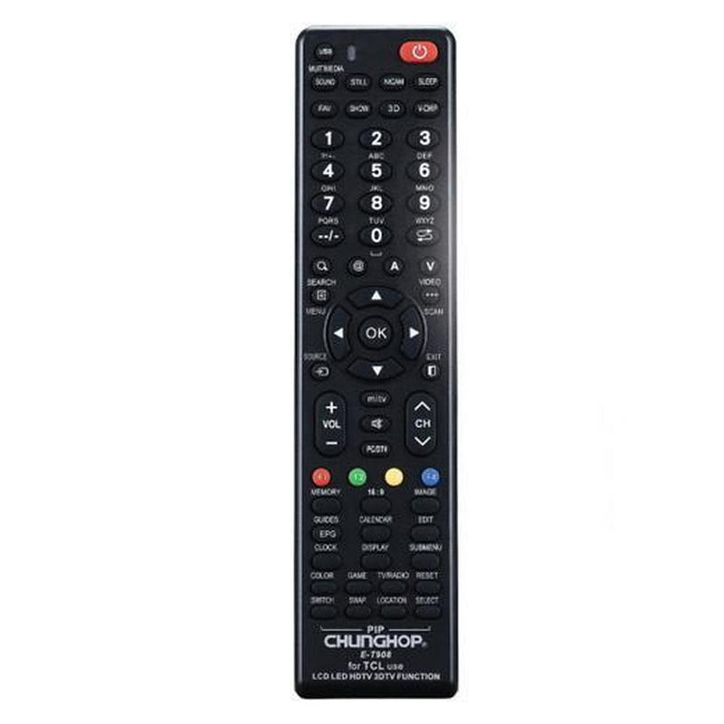 Universal TV Remote Control For TCL LCD LED Smart HDTV HD TVs Plasma UHD