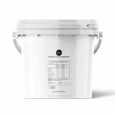 1.6Kg Organic Chaga Mushroom Powder Tub Bucket - Supplement Inonotus Obliquus