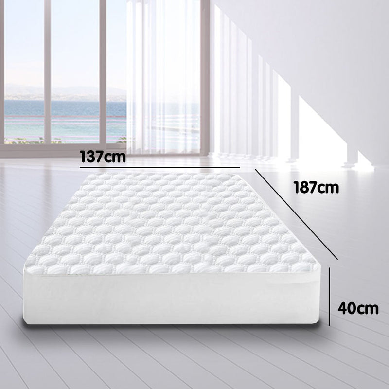 Laura Hill  Luxury Cool Max Comfortable Fully Fitted Bed Mattress Protector King Single