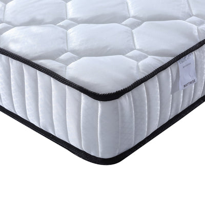 Laura Hill King Single Size Mattress Pocket Spring High Density Foam For Bed