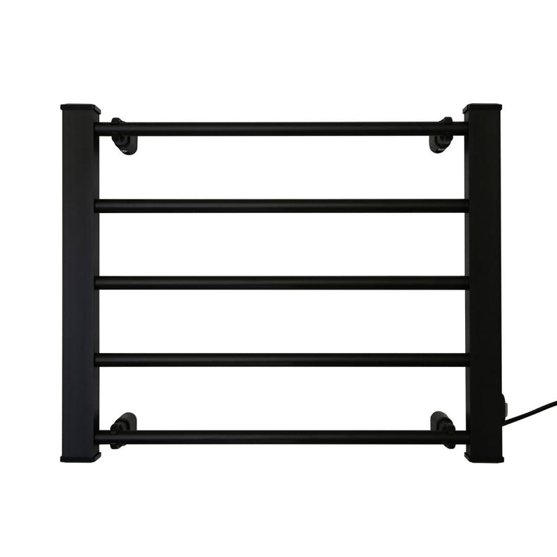 Pronti Heated Towel Rack Electric Bathroom Towel Rails Warmer Ev-90 -black