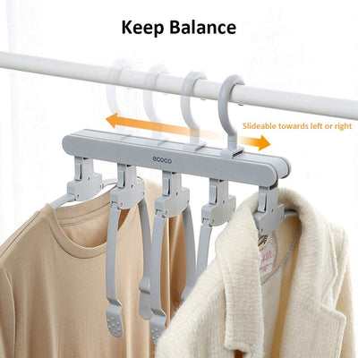 Magic Hanger Space Saving Multifunctional Clothes Coat Hanger Dryer Laundry Drying Rack Airer Clothes Horse Grey