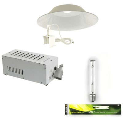 400w HPS Grow Light Kit with Son-T Bulb and 730mm Deep Bowl Reflector