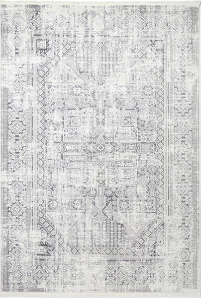 Cordelia Panel Grey Rug 200x290 cm
