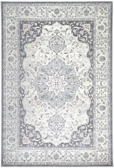 Delicate Grey Oriental Rug 160x230 cm