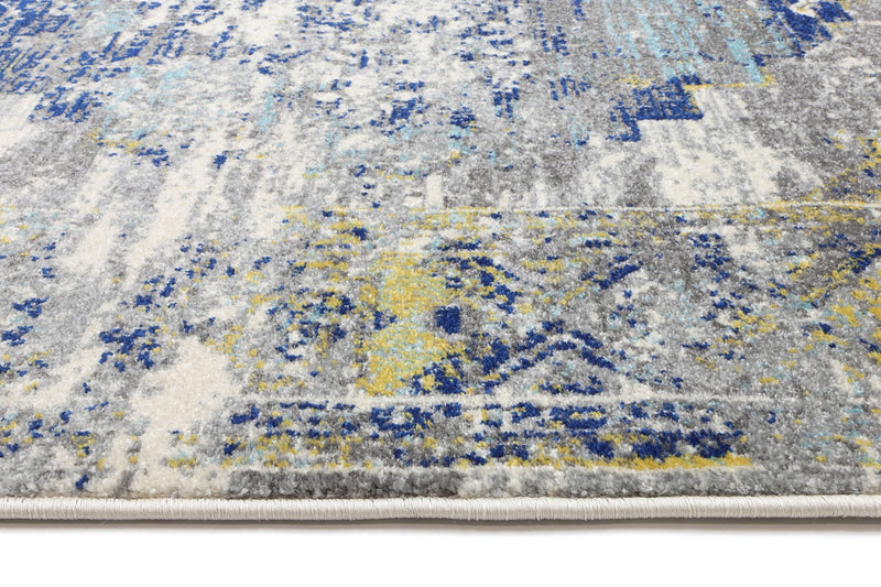 Delicate Blue Green Distressed Rug 200x290 cm