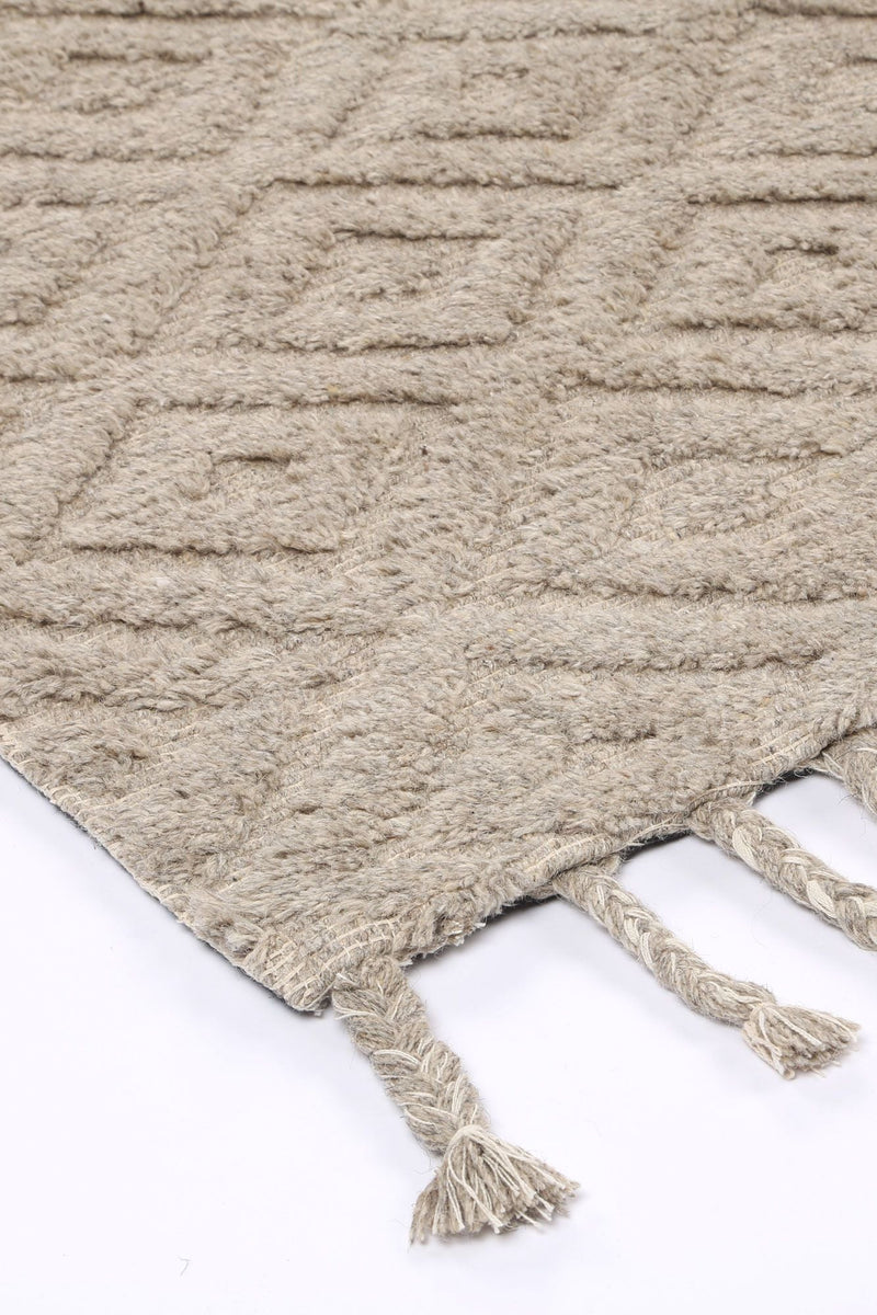 Leilani Plush Diamond Ash Rug 160x230cm