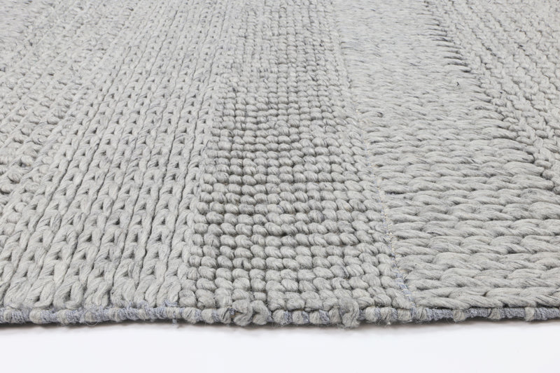 Zayna Grace Grey Wool Blend Rug 160x230cm