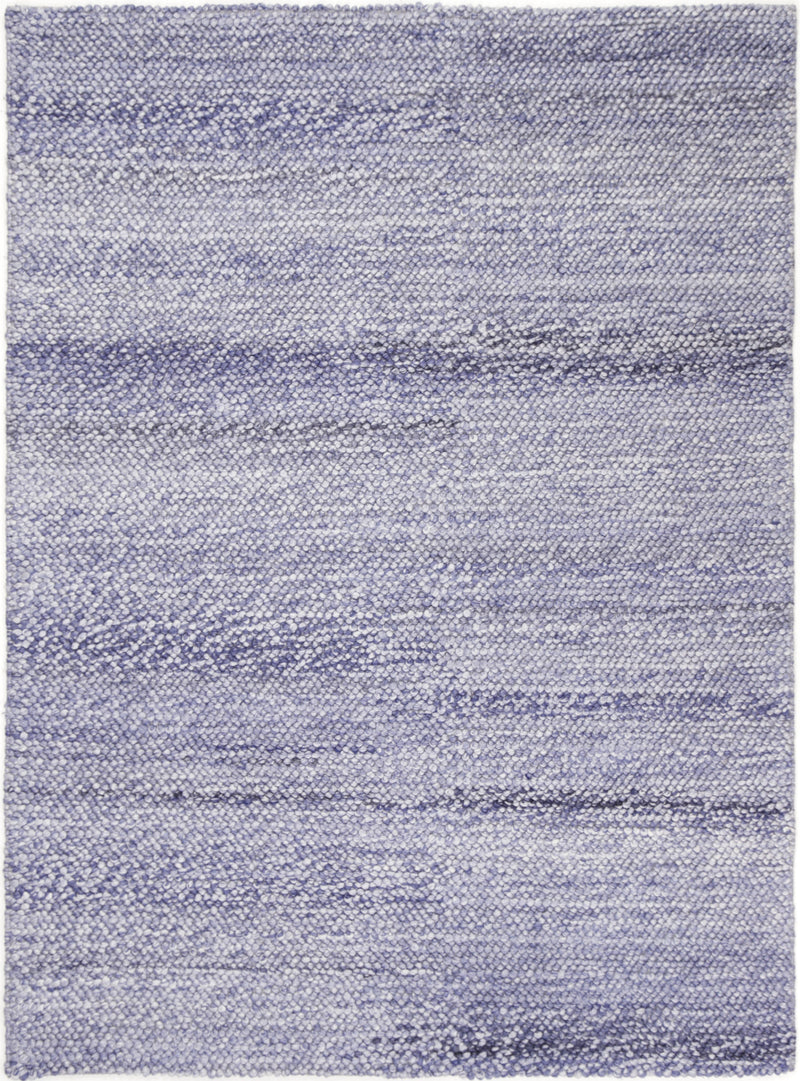 Zayna Loopy Blue Wool Blend Rug 160x230cm