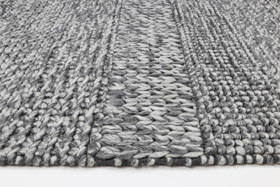 Zayna Grace Charcoal Wool Blend Rug 200x290cm