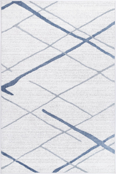 Windjana Abstract Stripe Light Blue Rug 160x230cm