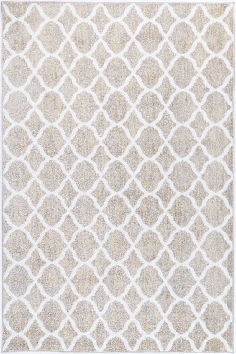 Windjana Lattice Latte Rug 160x230cm