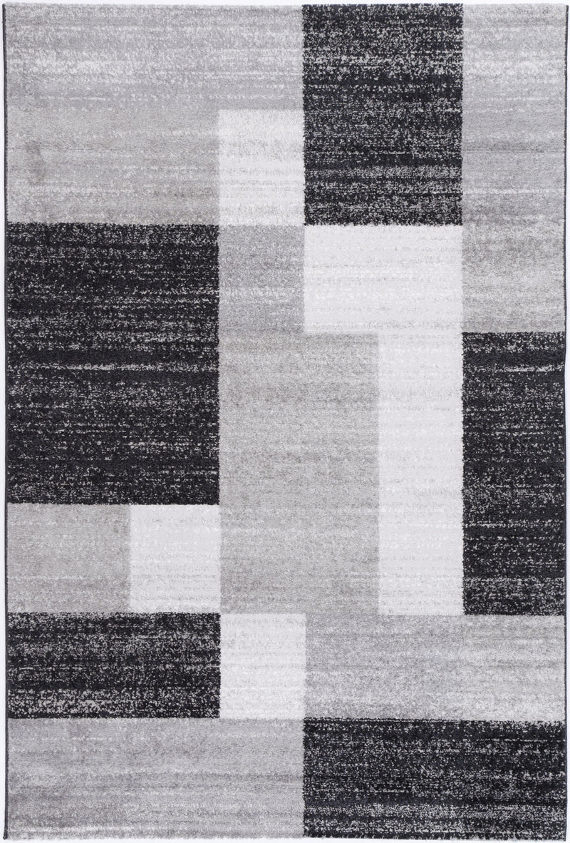 Windjana Abstract Geometric Grey Rug 160x230cm