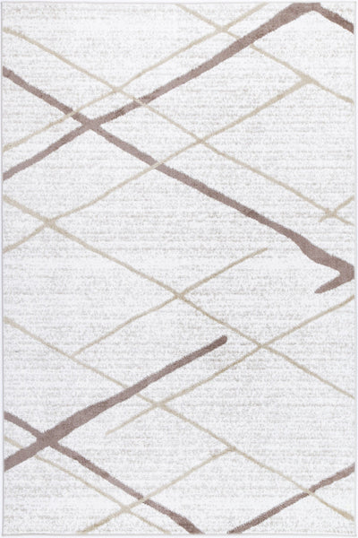 Windjana Abstract Stripe Latte Rug 200x290cm