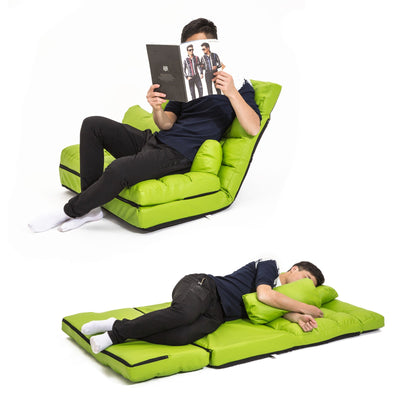 La Bella Double Seat Couch Bed Green Sofa Gemini Leather