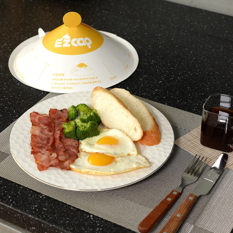 EZ Cap 50X Paper Lid for Frypan Disposable Cooking Pan Cap