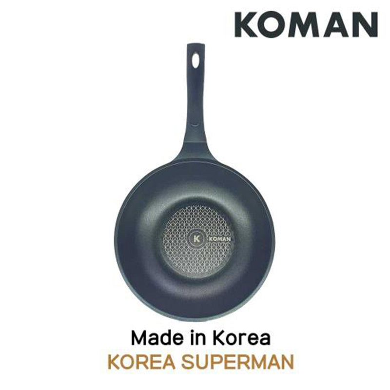 KOMAN 26cm Titanium Coating Wok Pan Non-Stick