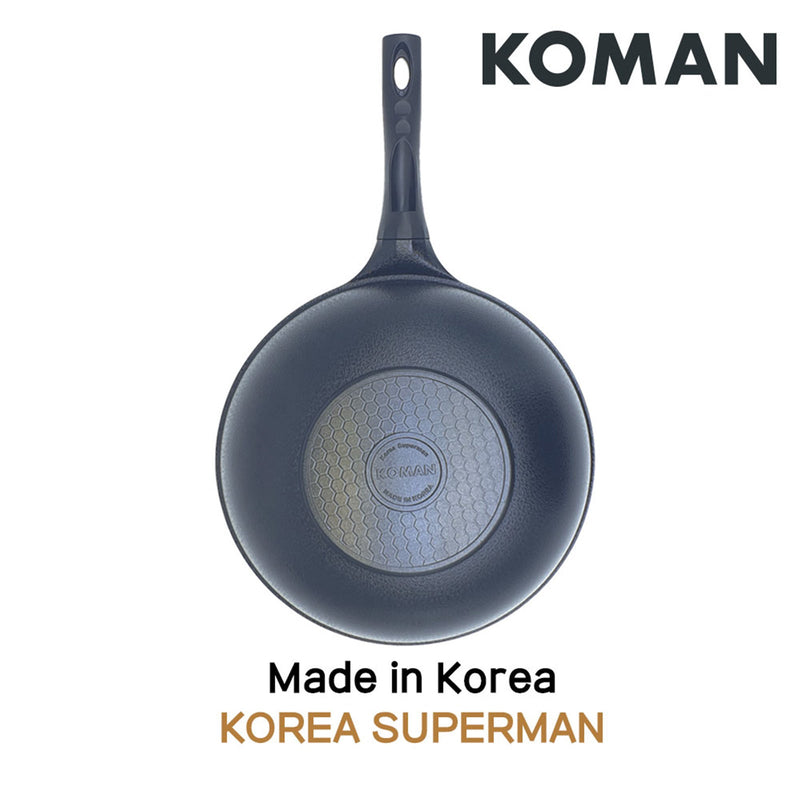 KOMAN 28cm Titanium Coating Wok Pan Non-Stick