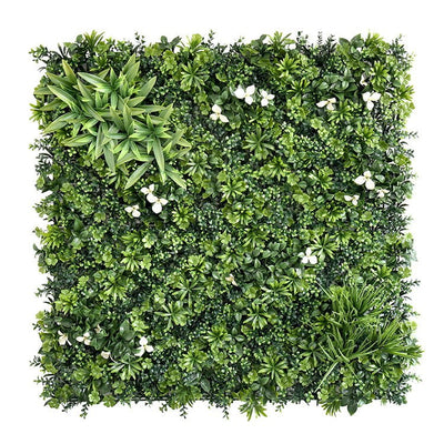 1 SQM Artificial Plant Wall Grass Panels Vertical Garden Tile Fence 1X1M Green