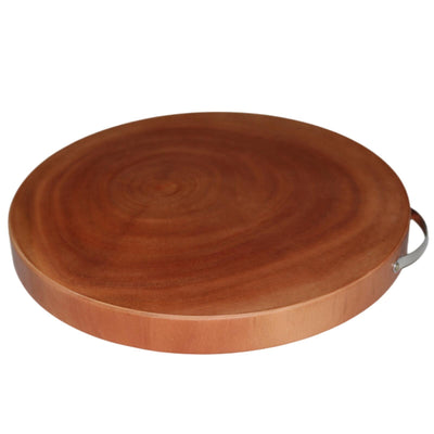 L Natural Hardwood Hygienic Kitchen Cutting Wooden Chopping Board Round