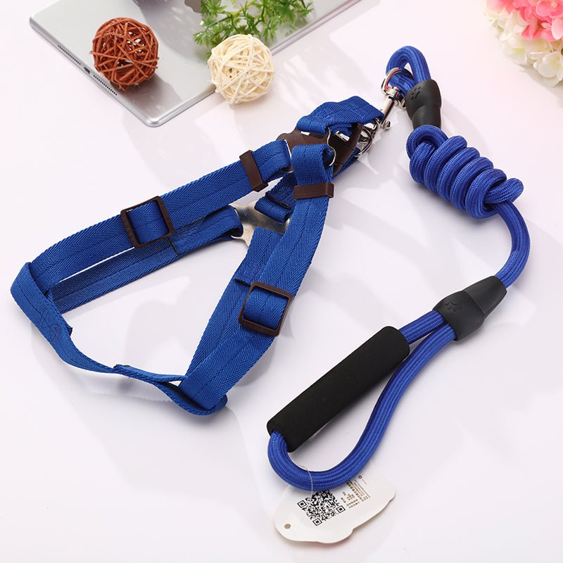 YES4PETS 2 X Medium Pet Dog Puppy Dog Harness Collar leash lead