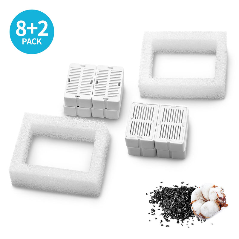 YES4PETS 48 x Pet Dog Cat Fountain Filter Replacement Activated Carbon Exchange Filtration System Automatic Water Dispenser Compatible