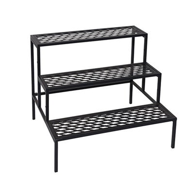 3 Tier Metal Plant Stand Flower Pot Planter Display Rack Garden Balcony Shelf