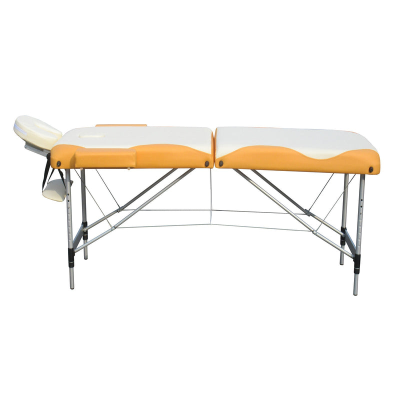 2 Fold Portable Aluminium Massage Table Massage Bed Beauty Therapy