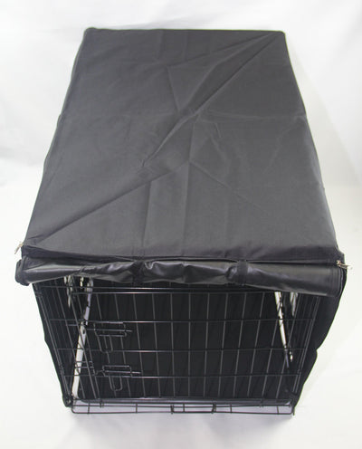 48' Portable Foldable Dog Cat Rabbit Collapsible Crate Pet Rabbit Cage with Cover