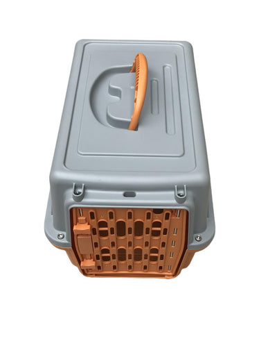 Small Dog Cat Rabbit Crate Pet Guinea Pig Carrier Kitten Cage Orange