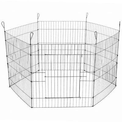 YES4PETS 24' 6 Panel Pet Playpen Fold Exercise Cage Fence Enclosure