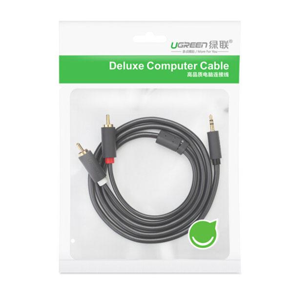 UGREEN 3.5mm male to 2RCA male cable 5M (10513) - Payday Deals