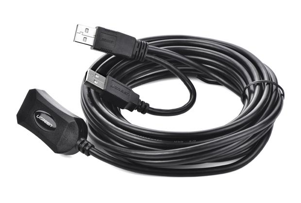 UGREEN USB 2.0 Active Extension Cable 10M with USB Power 5M (20214) - Payday Deals
