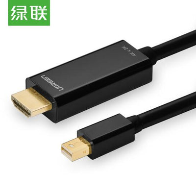 UGREEN Mini DP Male to HDMI Cable Black Support 4K 1.5M (20848) - Payday Deals