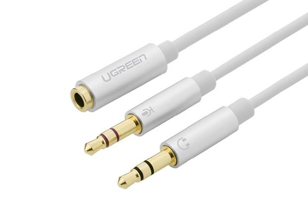 UGREEN 3.5mm Female to 2mm male audio cable - White (20897) - Payday Deals