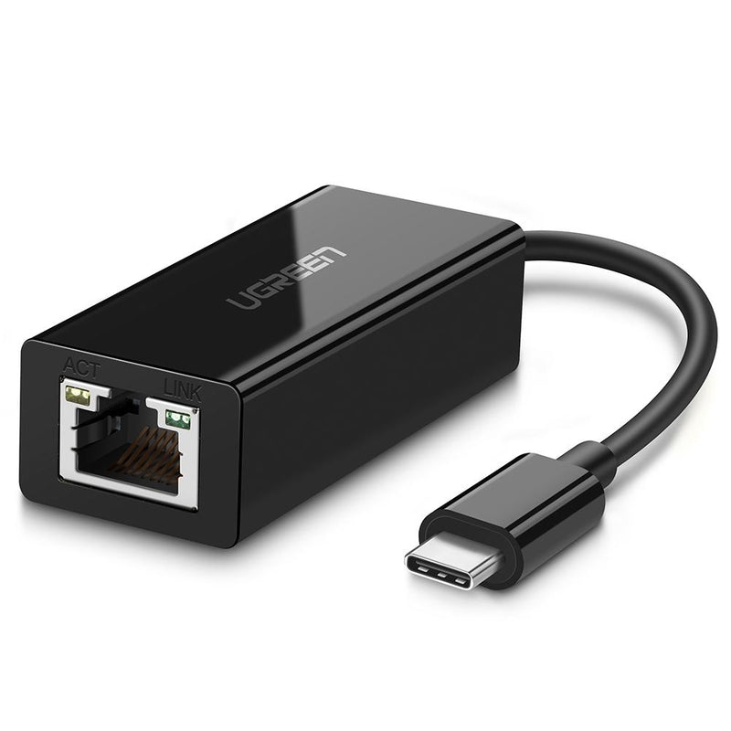UGREEN USB Type C to 10/100/1000M Ethernet Adapter (Black) 50307 - Payday Deals