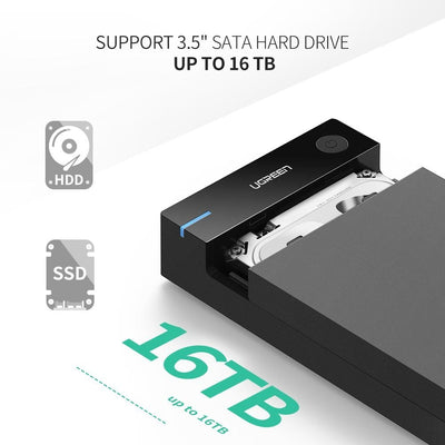 UGREEN 50424 3.5" USB 3.0 Hard Drive Enclosure - Payday Deals