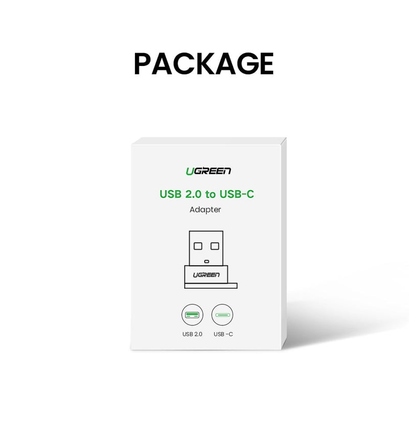 UGREEN 50568 USB-C 3.1 Female to USB-A 2.0 Male Adapter