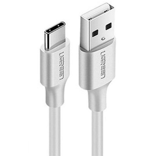 UGREEN 60123 USB 2.0 Type-A to Type-C Male Nickel Plated 2M (White) - Payday Deals