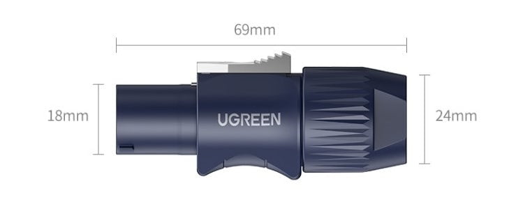 UGREEN 60380 C-NL4FC Speaker Connector