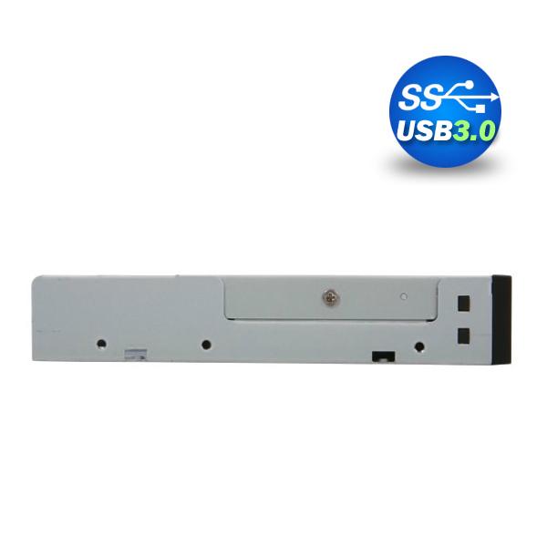 3.5" USB 3.0 All in One Internal Card Reader Full Long Metal with Front USB Black - Payday Deals