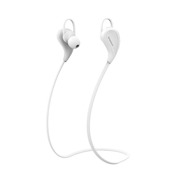 Simplecom BH330 Sports In-Ear Bluetooth Stereo Headphones White - Payday Deals