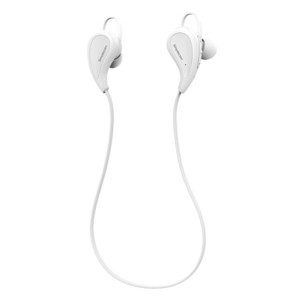 Simplecom BH330 Sports In-Ear Bluetooth Stereo Headphones White - Payday Deals