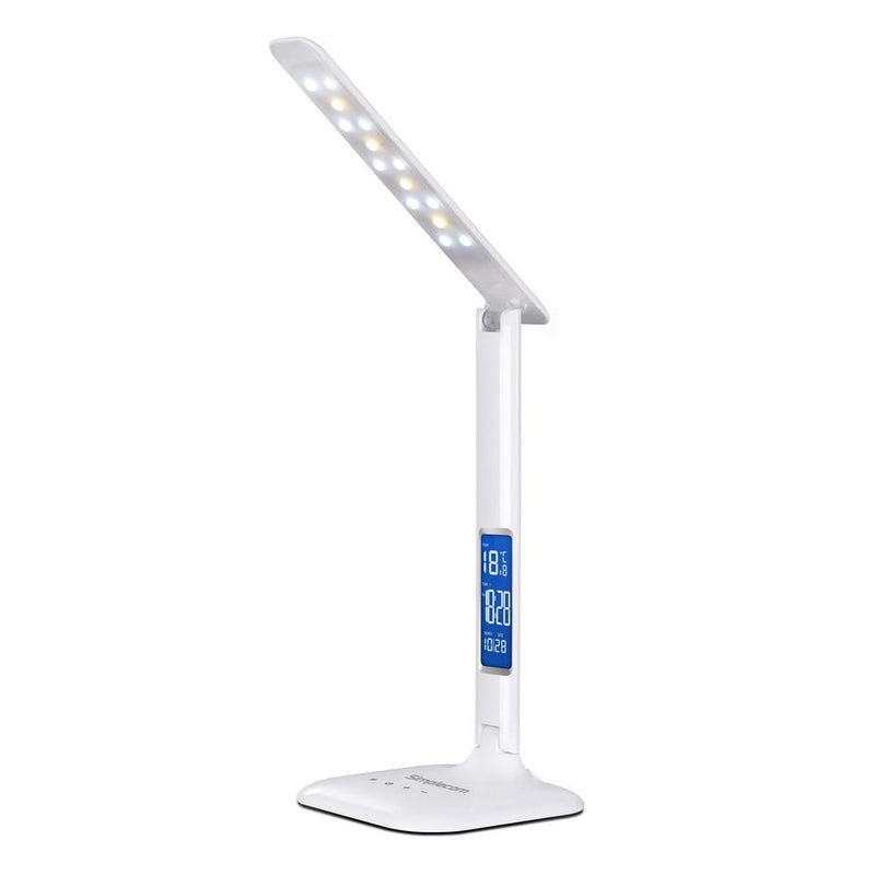 Simplecom EL808 Dimmable Touch Control Multifunction LED Desk Lamp 4W with Digital Clock - Payday Deals