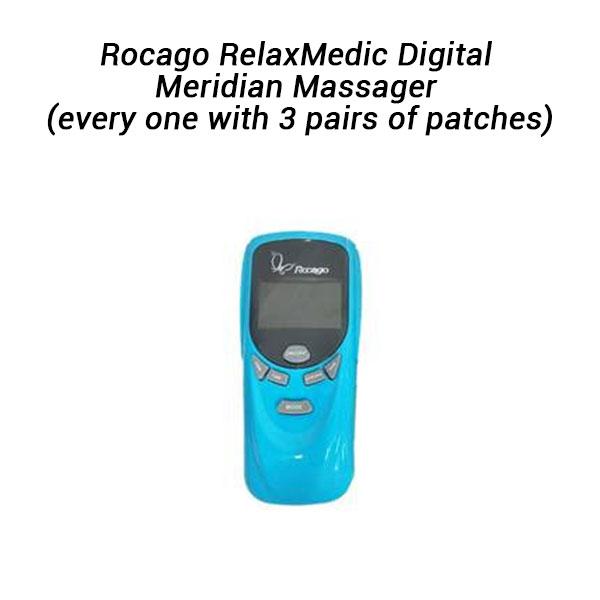 Rocago RelaxMedic Digital Meridian Massager (every one with 3 pairs of patches) - Payday Deals