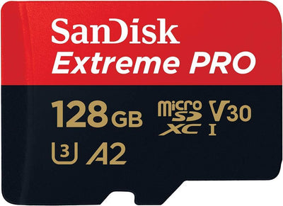 SANDISK  SDSQXCY-128G-GN6MA TF Extreme PRO A2 V30 UHS-I/U3 170R/90W WITH SD ADAPTER - Payday Deals