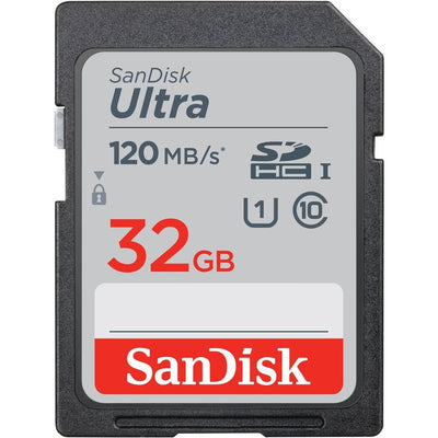 SANDISK SDSDUN4-032G-GN6IN  SDHC Ultra UHS-I Class 10 , U1, 120mb/s read &10mb/s write - Payday Deals