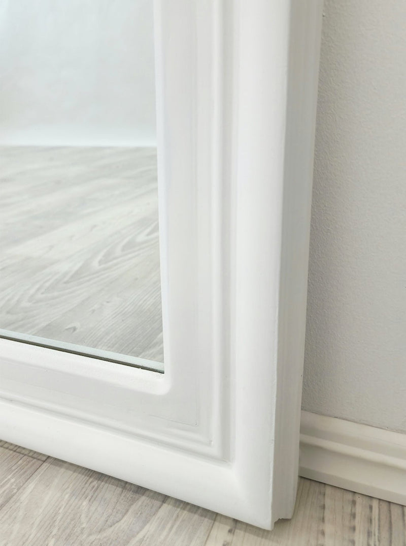 Window Style Mirror - White Rectangle 95cm x 130cm